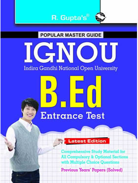 RGupta Ramesh IGNOU B.Ed. Entrance Exam Guide English Medium